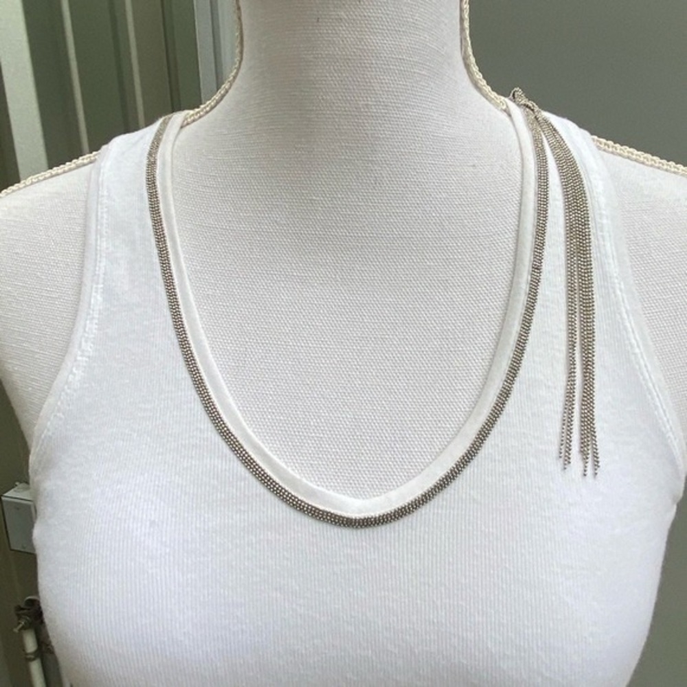 Elegant Silver Chain Necklace